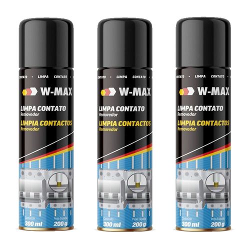 Limpa Contato Spray W-Max 300ml 3 Peças Wurth 5986111400-3