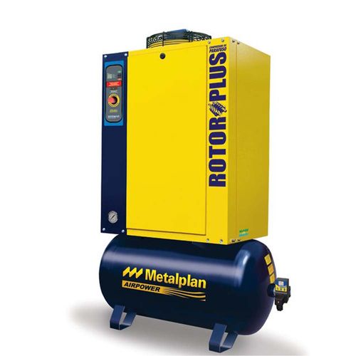 Compressor de Ar Parafuso Rotor Plus R25 Metalplan - 25HP C/ Gabinete Acústico