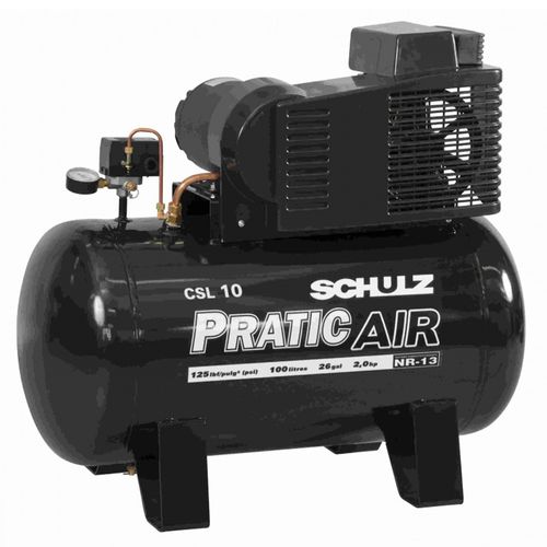 Compressor de Ar SCHULZ Pratic Air  CSV-10 /100L 110/220V