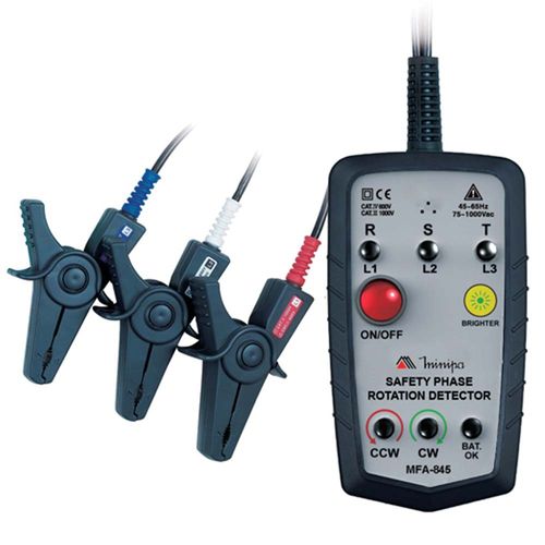 Fasímetro Minipa MFA-845 - CAT IV 600V