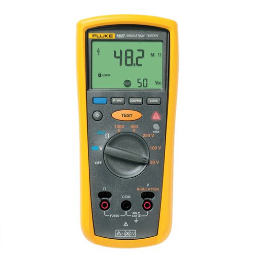 Megômetro Digital Fluke 1507 Testador de Isolação - Tensão CA/CC 0,1 V a 600V
