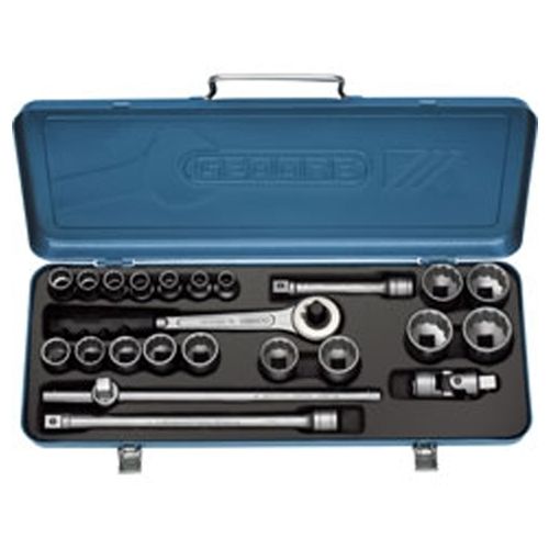 Jogo de Soquete 1/2" - 12 a 32mm Gedore 23 peças - 015501