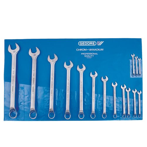 Jogo de Chave Combinada 1/4" a 1" Gedore 14 peças - 002653