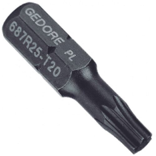 Bits Torx Sextavado Encapado 1/4" Gedore T40X25,4mm