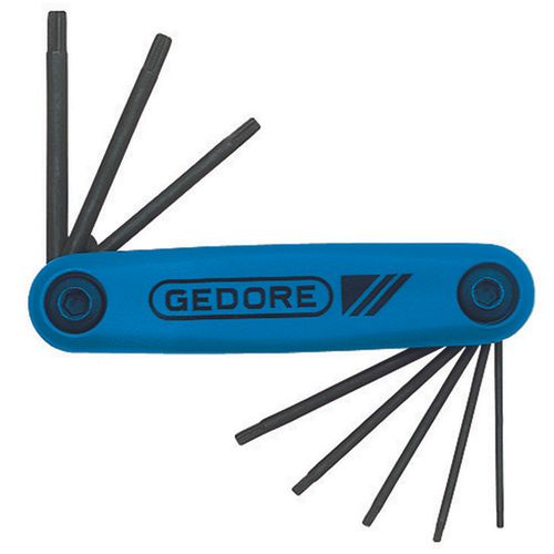 Jogo de Chave Torx T9 a T40 Gedore 8 peças - 024650