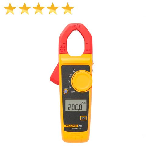 Alicate Amperímetro Fluke 303 CATIII 600V, Garra 30mm