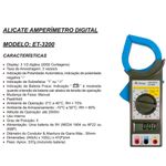 Alicate-Amperimetro-Minipa-ET-3200-CAT-II-1000V-ANT-FERRAMENTAS-DETALHE