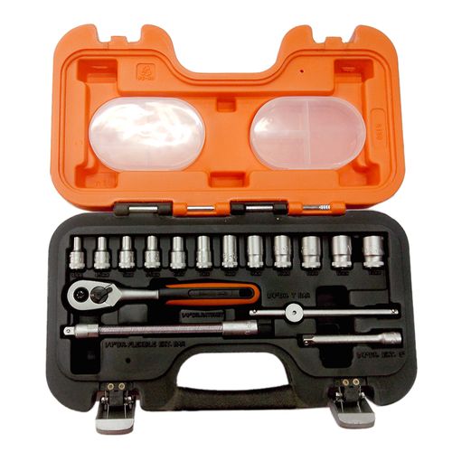 Jogo de Soquetes 1/4" Bahco S160A