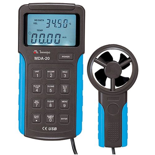 Anemômetro Minipa MDA-20 Data Logger - Interface USB