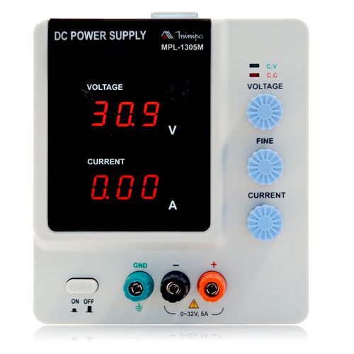 Fonte de Alimentação Minipa MPL-1305M - 0~32V/0~5A