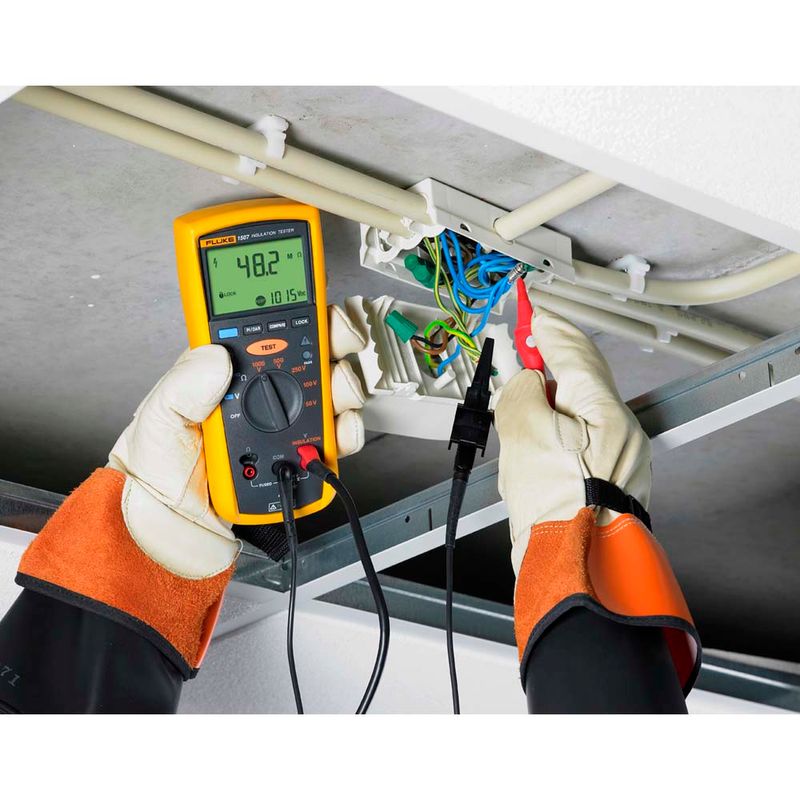 Multimetro-Digital-com-Testador-de-Isolacao-Fluke-1507-CAT-IV-600-V