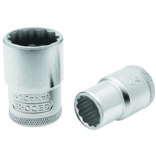 Soquete Estriado Encaixe 1/2" - 8mm Gedore 015099