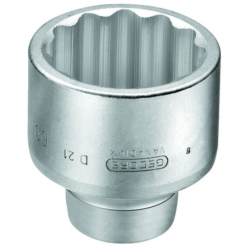 Soquete Estriado Encaixe 1" - 80mm Gedore 018014