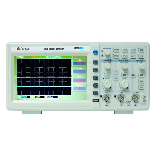 Osciloscópio Digital 70 MHz Minipa MVB-DSO - 2 Canais