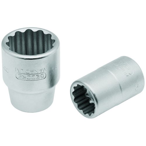 Soquete Estriado Encaixe 3/4" - 24mm Gedore 017003