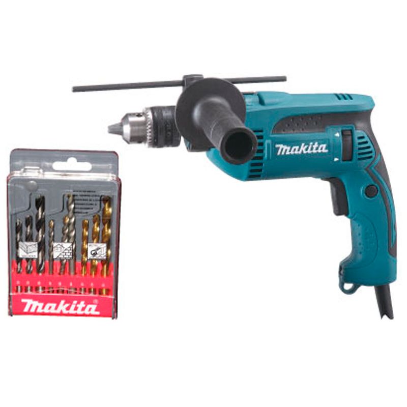 Furadeira-Reversivel-com-Impacto-Makita-HP1640X2-110V-680W