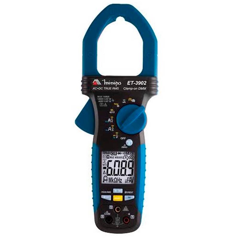 Alicate-Amperimetro-MINIPA-ET-3902-CAT-IV-Corrente-AC-DC