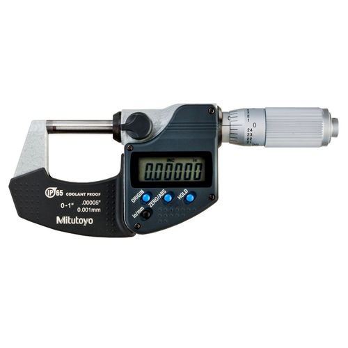 Micrômetro Externo Digital com Catraca 0-25mm Mitutoyo 293-240-30