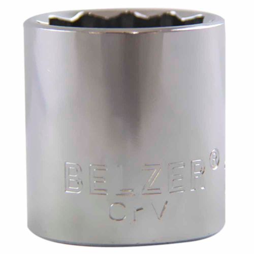 Soquete Estriado Encaixe 1/2" 30mm Belzer 204020bbr