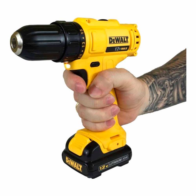 TALADRO INALAMBRICO DCD700C2 10MM 3/8″ DEWALT