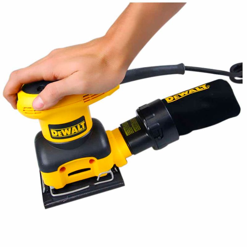 LIXADEIRA ORBITAL 225W 220V 1/4 LIXA C/COLETOR DWE6411 DEWALT - HYPAR  PARAFUSOS- MAQUINA- FERRAMENTAS-FERRAGENS-FIXAÇAO