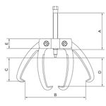 Sacador-de-Polias-2-Garras-4--44027004-Tramontina-Pro---Rosca-Fina