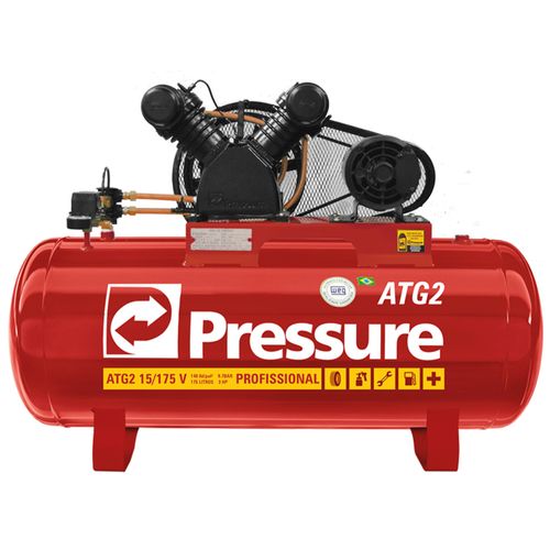 Compressor de Pistão Pressure ATG2 15/175V 3CV MONO