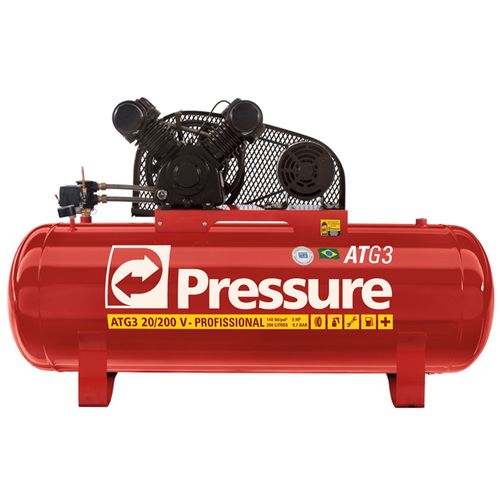 Compressor de ar Pressure ATG3 20/200L 5CV Trif