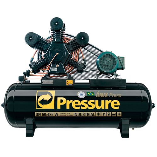 Compressor de Pistão Industrial Pressure 60 pés 425 litros - Trifásico Ônix