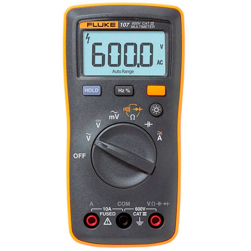 Multimetro-Digital-107-Fluke-CAT-III-600V-