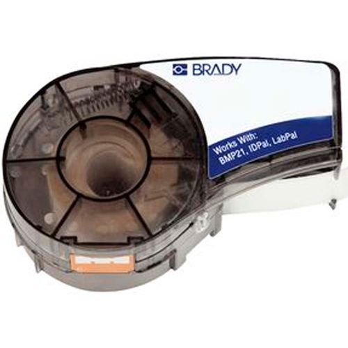 Etiqueta Brady Vinil Branca BMP21 Cartucho Fita Vinil Branca 12,7x6,4mm M21-500-595-WT