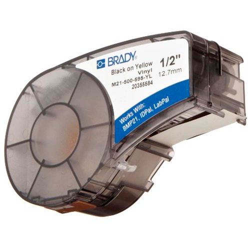 Etiqueta Brady Vinil Amarela 12,7x6,4mm M21-500-595-YL
