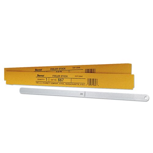Calibrador de Folga em Lâmina 0,010'' Starrett 667-10 - 12x1/2"