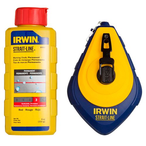 Giz de Linha Vermelho Strait-Line Irwin 64495