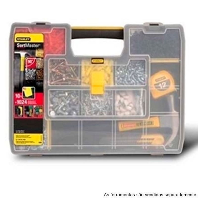 Caixa-Organizadora-Grande-Softmaster-Stanley-STST14026---17-Compartimentos