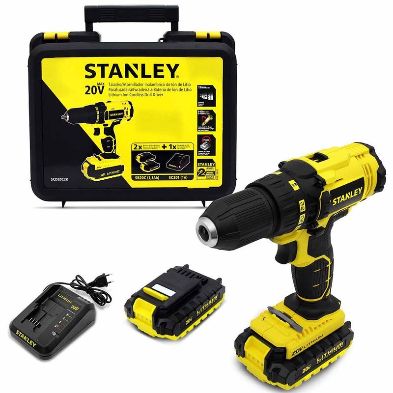 Furadeira-Parafusadeira-a-Bateria-Stanley-SCD20C2K-20V-ant-ferramentas