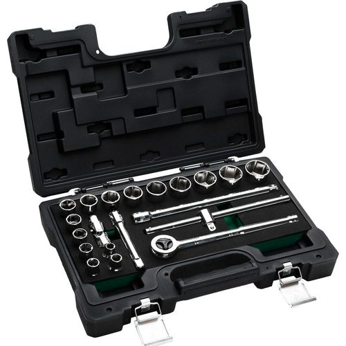 Jogo de Soquete Sextavado 1/2" - 3/8” a 1.1/4” Belzer 20 Peças  205906BJ