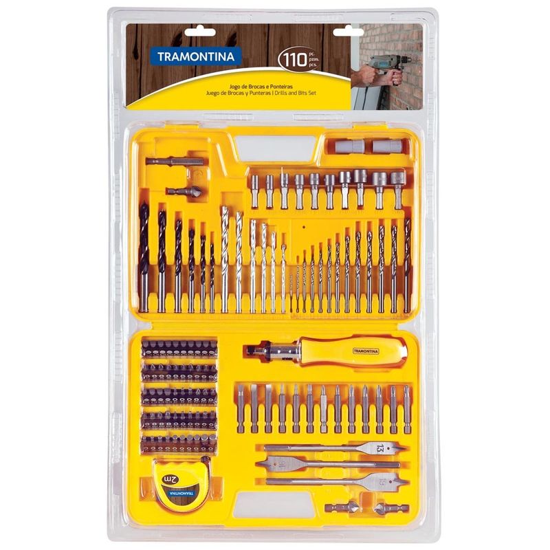 JogodeBrocasePonteirasTramontina110Pecas43145110antferramentas