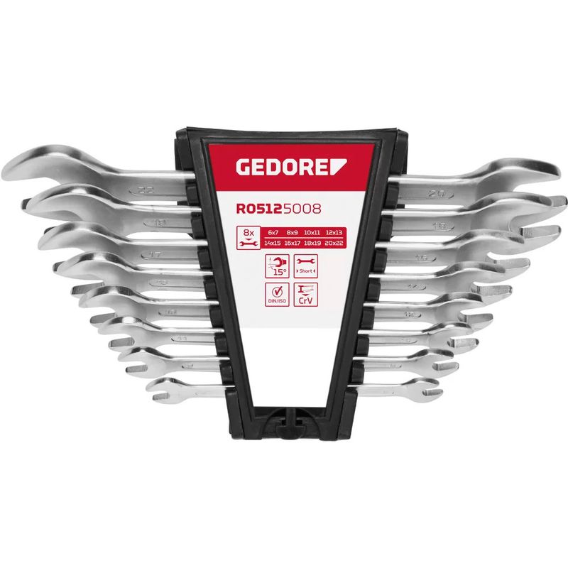 Jogo-de-Chave-Fixa-6-a-22mm-Gedore-Red-8-Pecas-3301812-