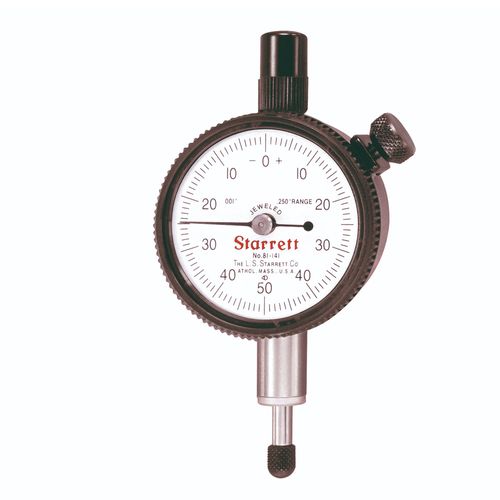 Relógio Comparador Série 25 Resolção 0,01mm Graduação do Mostrador 0-100 Starrett 25-281J-8