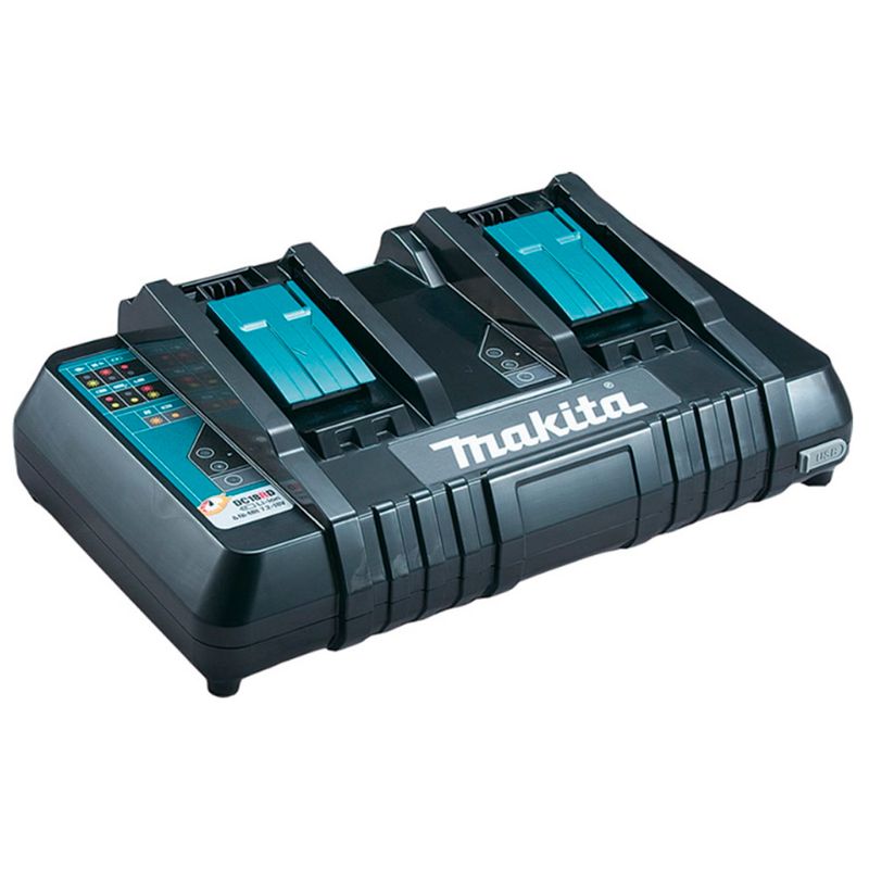 Carregador-Duplo-de-Bateria-18V-e-14.4V-Makita-DC18RD-