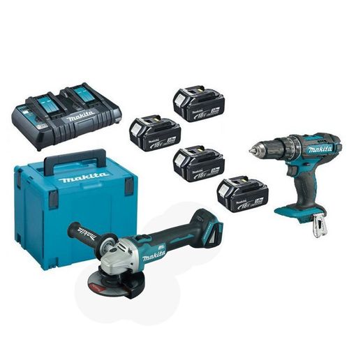 Kit Esmerilhadeira e Parafusadeira 18V Makita DHP482Z