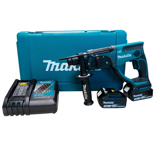 Martelete Rotativo Rompedor à Bateria SDS Plus 18V Makita DHR202RFE