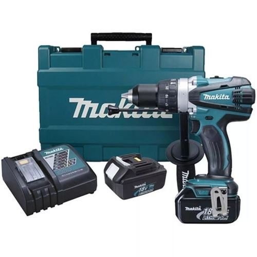 Parafusadeira / Furadeira de Impacto 1/2" 18V Makita DHP458RFE