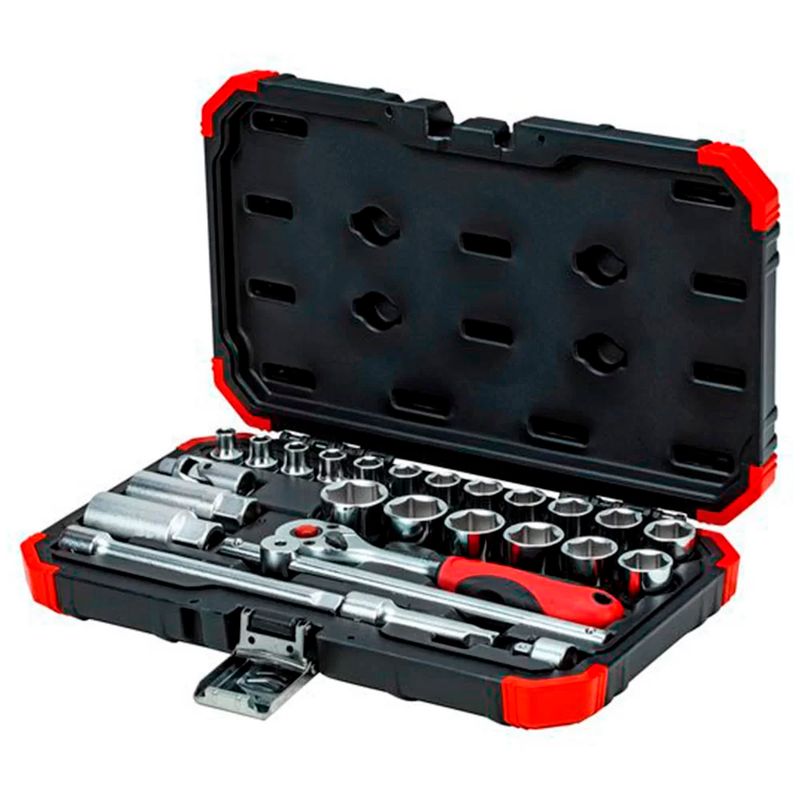 Jogo-De-Soquetes-Sextavado-3-8--Gedore-Red-26-Pecas-R59003026-