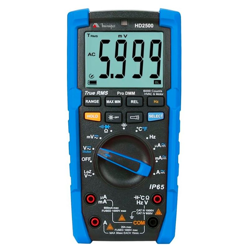 Multimetro-Digital-CAT-IV-600V-CAT-III-100V-Minipa-HD2500