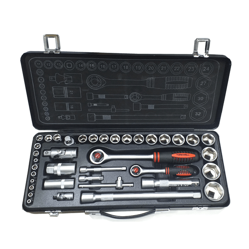 Jogo de Soquete 38 peças 1/2" e 1/4" Torkwell GW-M5038M