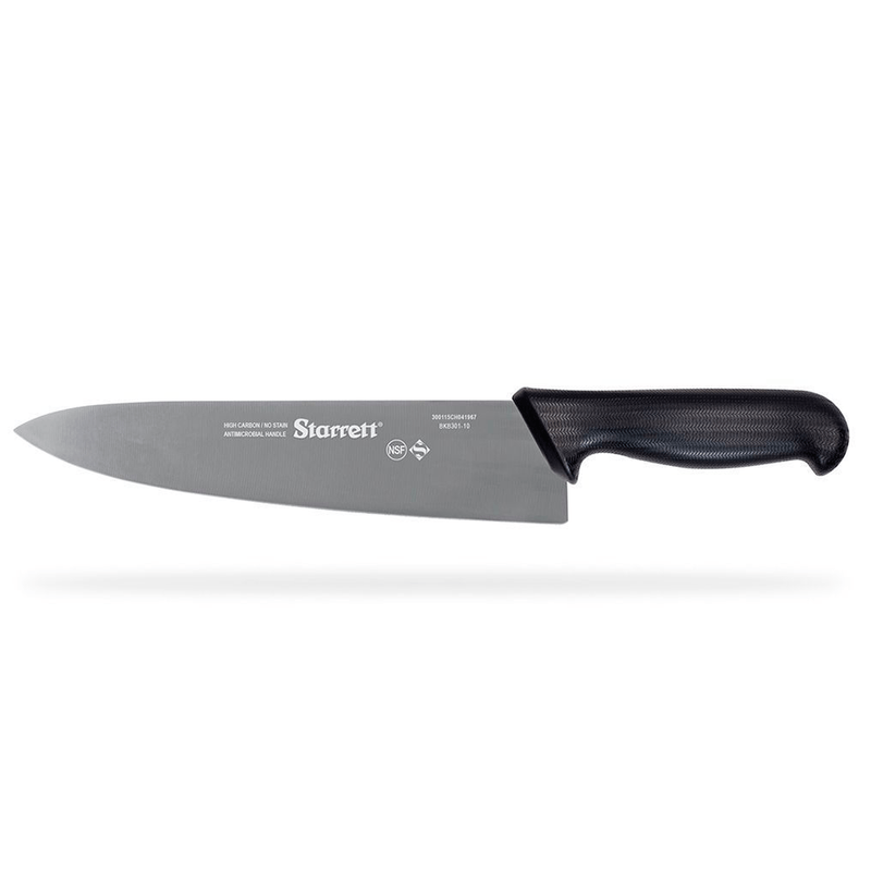 Faca-Corte-de-Carne-25cm-Preta-Triangular-Larga-Starrett-BKB301-10-ANT-Ferramentas