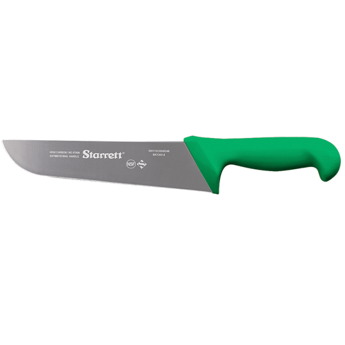 Faca Churrasco e Açougue 25cm Verde Reta Larga Starrett BKG203-10