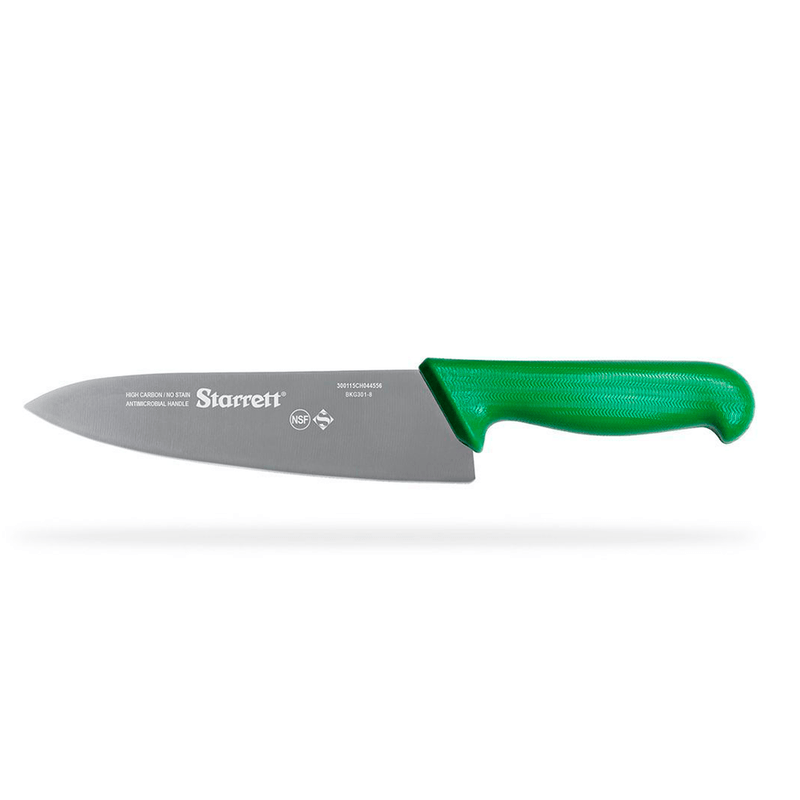Faca-Corte-de-Carne-20cm-Verde-Triangular-Larga-Starrett-BKG301-8-ANT-Ferramentas